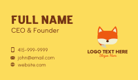 Orange Fox Chat Business Card