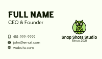 Nature Perched Owl Business Card