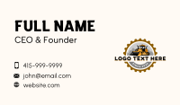 Bulldozer Heavy Equipment Business Card