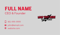 Rock Band Business Card example 2