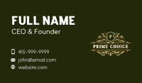 Luxury Premium Foliage Business Card Image Preview