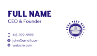 Police Officer Hat Business Card Design