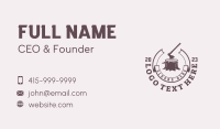 Woodcutter Business Card example 1