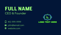 Light Business Card example 2