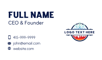 Snow Flame Temperature Business Card