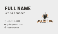 Hockey Stick Business Card example 2