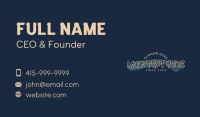 Graffiti Art Wordmark Business Card