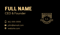 Generic Shield Company Business Card