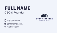 Warehouse Building Facility Business Card Design