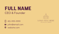 Candle Home Decor Business Card