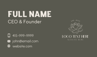 Luxury Floral Brand Business Card