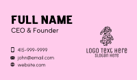 Geometrical Business Card example 1