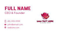 Red Bird Chick Business Card Design