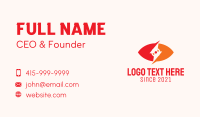 Lightning Bolt Eye  Business Card