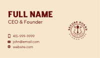 Legal Notary Justice Scale Business Card