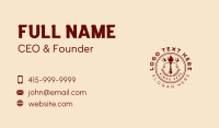 Legal Notary Justice Scale Business Card