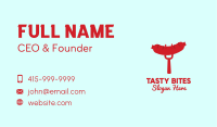 BBQ Sausage Grill  Business Card