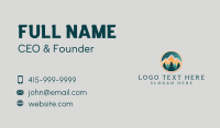 Mountain Trekking Outdoor Business Card