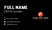 Cyber Tech Lettermark Business Card