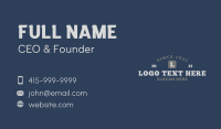 Generic Apparel Letter Business Card Design