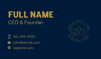 Gold Hand Key Business Card