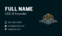 Hammer Paintbrush Renovation Business Card