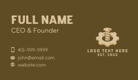 Industrial Bolt Gear Business Card