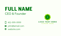 Leaf  Wellness Spa Business Card