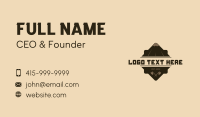 Lumberjack Business Card example 1