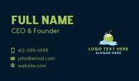 Coconut Drink Waves Business Card