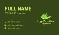 Green Peacock Environmental Business Card Design