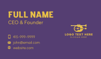 Classic Guitar & Trumpet Business Card Design