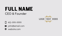 Gothic Antique Luxury Business Card