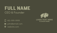 Wild Bison Farming Business Card