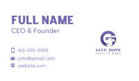 Eagle Athletics Letter G Business Card Image Preview