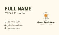 Tropical Flower Wellness Business Card