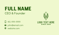 Nature Mountain Camping  Business Card