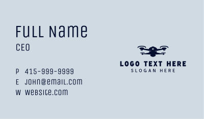 Aerial Drone Surveillance Business Card Image Preview