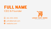 Online Shopping Business Card example 2