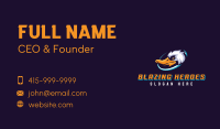 Duck Gaming Mascot Business Card Image Preview