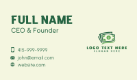 Dollar Bill Financial Savings  Business Card Design