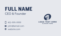 Construction Builder Column Business Card