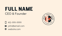 Lumberjack Axe Wood Business Card