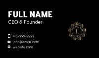 Luxury Crown Crest Business Card