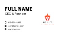 Grill Barbecue Cow Business Card