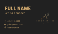 Deluxe Golden Deer Business Card