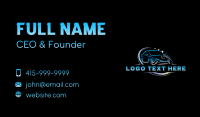 Car Detailing Garage Business Card