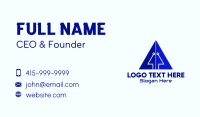 Digital Mouse Pointer Triangle Business Card