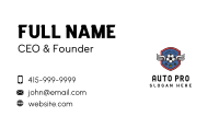 Soccer Wings Shield Business Card