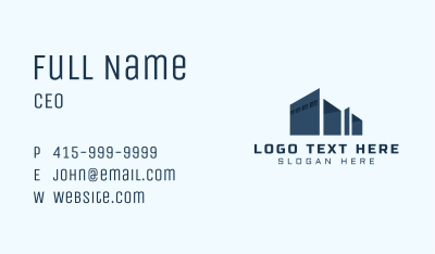 Logistics Warehouse Infrastructure Business Card Image Preview